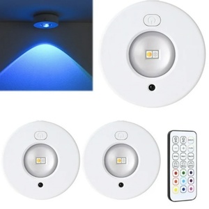 Under Cabinet <b>Lights</b> RGB LED Rechargeable <b>Wireless</b> Night <b>Light</b> 3PCS Pack - Product Image 1
