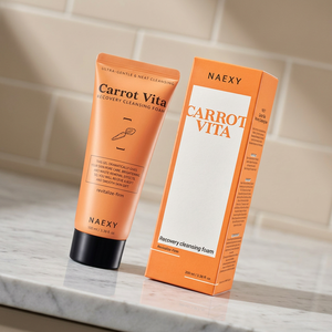 Espuma Limpiadora Facial NAEXY 100ml Carrot Vita Recovery, Limpiador Facial de Alta Calidad, Primer Paso para Lograr una Piel Limpia y Suave - Product Image 2