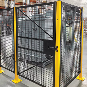 Phong cách cao kim loại hội thảo an ninh dây lưới hàng rào tấm cách ly mạ kẽm PVC thép hàn dây xử lý nhiệt lưới mắt cáo cửa - Product Image 5