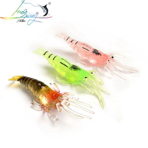 10 pz/20 pz/30 pz/lotto esche in Silicone 4cm 1g pesca morbida <span class=keywords><strong>esca</strong></span> per gamberetti artificiali oro No amo pesca in <span class=keywords><strong>mare</strong></span> pesca invernale - Product Image 2