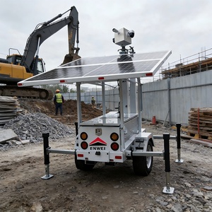 Système d'éclairage <span class=keywords><strong>solaire</strong></span> intelligent sur remorque, panneaux solaires mobiles, remorques LED pour l'éclairage des zones éloignées - Product Image 4