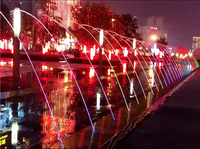 Diseño GRATUITO QUSHENG Fuente de Agua Artística de Acero Inoxidable con Control Programable Música/PLC/DMX512 para Paisajismo Exterior, Tamaño Personalizado