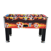 Table de football de style pièce de monnaie personnalisée de 53 ''Gameplay et divertissement améliorés pour les amateurs de football