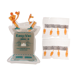Sistema di Drenaggio a Pressione Negativa Canack EV200 Square Closed Hollow con Molla per Ferite, Tipo Disinfezione EOS, Aspirazione Easy-Vac - Product Image 5