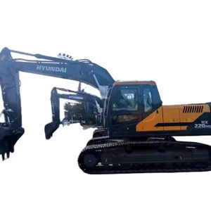 Excavadora de orugas Hyundai 220 HD usada importada de Corea, motor Cummins de 22 toneladas a la venta - Product Image 1
