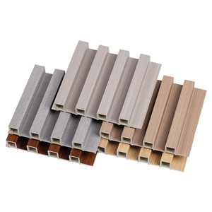 Panneau mural WPC, <span class=keywords><strong>fibre</strong></span> de charbon de bambou, style industriel, fonction acoustique pour revêtement intérieur de hall, résistant à l'usure - Product Image 1