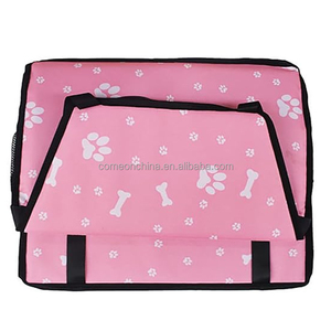 Siège d'auto pour chien chiot avec clip laisse de sécurité pliable porte-chat siège d'auto pliable chenil de voyage siège d'auto pour chat et chien rehausseur - Product Image 4