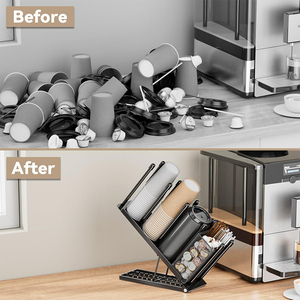 Support de Comptoir Réglable pour Capsules de Café K-Cup et Nespresso Vertuoline – Distributeur de Dosettes - Product Image 4