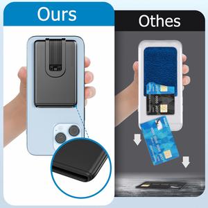 Tùy chỉnh thiết kế thuận tiện dính Silicone Wallet Stick trên điện thoại chủ thẻ với có thể gập lại đứng - Product Image 3