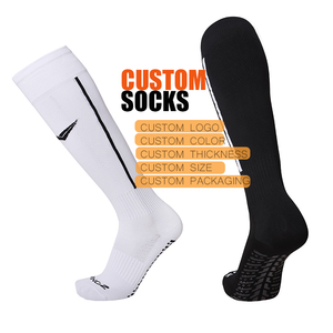 Chaussettes athlétiques à compression de vol Chaussettes à manches de jambe rembourrées <span class=keywords><strong>anti</strong></span>-friction - Product Image 1