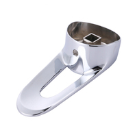 Robinet de douche universel moderne personnalisé robinet de salle de bain chromé à main accessoires poignées en alliage de zinc à levier unique pour robinet