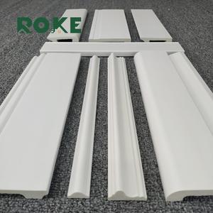 Roke Trắng PS Ốp chân tường trang trí nội thất PS mouldings thân thiện với môi dòng trang trí OEM ODM hỗ trợ - Product Image 2