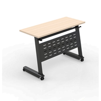 Mobilier moderne bureau table de formation pliable de haute technologie table d'étude pliable table de conférence