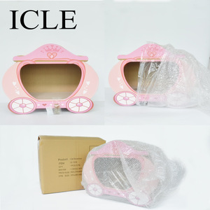 Lembo di gatto con lettiera personalizzata <span class=keywords><strong>per</strong></span> <span class=keywords><strong>gatti</strong></span>-casa rosa dei funghi della principessa-gratta e vinci in carta ondulata - Product Image 4