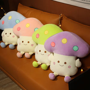 Sayuran Kawaii Lembut Boneka Plushie Bantal Jamur Mainan Mewah - Product Image 4