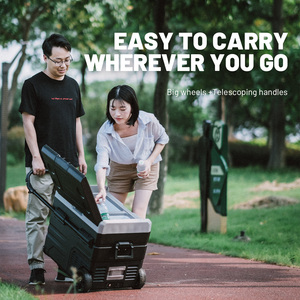 <span class=keywords><strong>Nevera</strong></span> Portátil con Energía Solar TWW55 <span class=keywords><strong>Alpicool</strong></span>, Panel Solar, Batería Recargable, <span class=keywords><strong>Nevera</strong></span> para Coche, Neveras para Acampar al Aire Libre, <span class=keywords><strong>Nevera</strong></span> Solar - Product Image 4