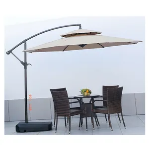 Oferta por tiempo limitado, sombrilla Led, sombrillas, paraguas para restaurante, muebles de exterior, sombrilla Led plegable personalizable, sombrilla, cubierta Solar para exteriores