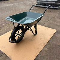 Carretilla Industrial de Acero Laminado en Frío Reforzado, de Una Sola Rueda, para Construcción, Transporte y Descarga, con Capacidad de 300 kg