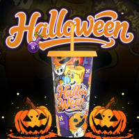 Gobelet magique pour boissons froides, sans BPA, cadeau amusant, 24 oz, plastique rigide, changeant de couleur, pour Halloween