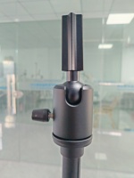 Support de perruque professionnel réglable en alliage d'aluminium de 55 pouces, trépied à rotation 360°, design étanche pour tressage et coiffage de têtes de mannequin