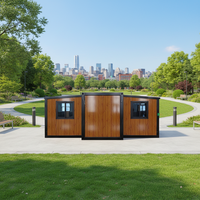 Maison conteneur préfabriquée extensible prête à l'emploi 20 pieds 40 pieds, 2, 4 ou 5 chambres, bâtiment préfabriqué, maison modulaire, Casa Modular