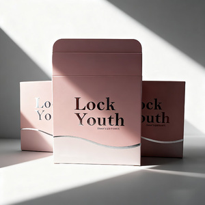 Tùy Chỉnh Hot Tem Logo Kết Thúc Thẻ Giấy Làm Chăm Sóc Da Đóng Gói Hộp Tùy Chỉnh In Ấn Màu Sắc Sáng Bóng Hộp Mỹ Phẩm Bao Bì - Product Image 5