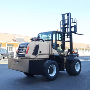Powston Sağlam 3 Ton Her Türlü Araziye Uygun Dizel Forklift 4 Çeker Hidrolik Ulusal IV Emisyon 4 Metre Kaldırma Yüksekliği Çiftlik Depo Forklifti - Product Image 6