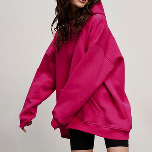 Sudaderas con Capucha Personalizadas para Mujer, de Alta Calidad, Extra Grandes, de Algodón Grueso, Estampadas, Estilo Urbano, para Invierno - Product Image 1