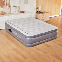Matelas pneumatique automatique moderne pour lits jumeaux et lits jumeaux avec pompe intégrée pour chambre à coucher, hôpital et salon en plein air