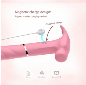 Vibrateur Love Hammer <span class=keywords><strong>pour</strong></span> femme adulte, double tête, <span class=keywords><strong>pour</strong></span> succion et stimulation, article de sex-shop - Product Image 4
