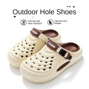 Sepatu <span class=keywords><strong>Clog</strong></span> Kasual Pria Anti-Slip Tahan Air Deran 2025, Sandal Bernapas dengan Busa Pemulihan, Sabots Grosir Langsung dari Pabrik - Product Image 4