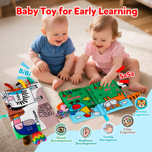 <span class=keywords><strong>Libros</strong></span> <span class=keywords><strong>de</strong></span> Tela Suaves con Colas <span class=keywords><strong>de</strong></span> Animales <span class=keywords><strong>de</strong></span> la Selva <span class=keywords><strong>para</strong></span> <span class=keywords><strong>Bebés</strong></span> <span class=keywords><strong>de</strong></span> <span class=keywords><strong>6</strong></span> <span class=keywords><strong>a</strong></span> <span class=keywords><strong>12</strong></span> <span class=keywords><strong>Meses</strong></span>, Juguetes Sensoriales <span class=keywords><strong>para</strong></span> el Tiempo Boca Abajo - Product Image 5