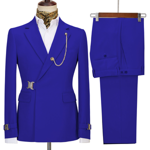 Costume Homme XXS-5XL Blazer et <span class=keywords><strong>Pantalon</strong></span> Design Italien Revers Cranté Fête <span class=keywords><strong>Mariage</strong></span> Coupe Slim Vêtement 2 Pièces - Product Image 5