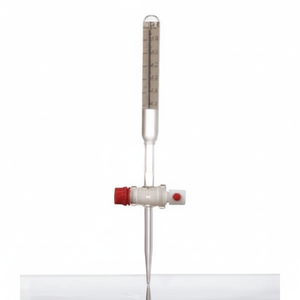 Bureta de Vidrio Borosilicato de 100 ml con Grifo de PTFE y Accesorio de Acrílico, Código de Artículo 811340 - Product Image 1