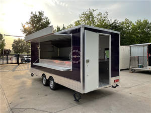2025 gran oferta Carro de comida al aire libre móvil helado camión de comida personalizada remolque de quiosco de comida para la venta - Product Image 3