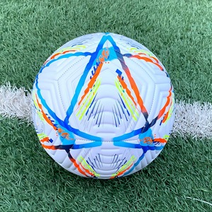Balón <span class=keywords><strong>de</strong></span> Fútbol <span class=keywords><strong>de</strong></span> Piel Sintética PU <span class=keywords><strong>de</strong></span> Alta Calidad NS02, Tamaño 5, Cosido a Máquina, para Partidos al Aire Libre - Product Image 6