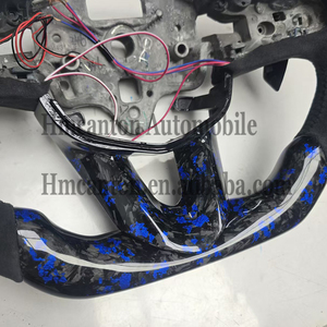 Volante Deportivo de Fibra de Carbono Forjado con Luces LED, Compatible con Cadillac CT4 CT5 - Product Image 6