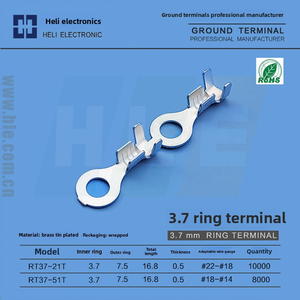 Heli 5.3 Ring Ground <span class=keywords><strong>Terminal</strong></span> RT53B-51T SRB-51T-5 Messing Krimpklem Ronde <span class=keywords><strong>Terminal</strong></span> ST710197-2 1-polig - Product Image 2