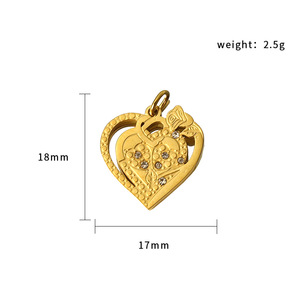 Daihe Retro DIY thép không gỉ loại khác nhau Mặt dây chuyền Totem mô hình Thẻ quyến rũ đồ trang sức - Product Image 5