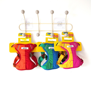 Arnés Reflectante Ajustable para Perro con Correa, Chaleco Colorido con Hebilla Marrón para Paseos al Aire Libre - Product Image 6