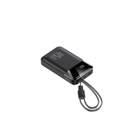 TDX TD2 15W/27W/36W/45W Typ-C Schnellladung 20000mAh Li-Polymer-Akku Mini Transparente Tragbare Powerbank 2-in-1-Kabel Digital