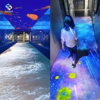 Système de projection 3D pour sol et mur, jeux interactifs avec projecteur, jeux de saut, équipement de jeu de danse pour enfants en intérieur