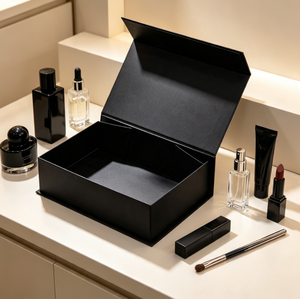 Boîte cadeau rigide magnétique pliable, boîte d'emballage personnalisée avec design rabattable pour bijoux, vêtements, emballage cadeau haut de gamme - Product Image 4