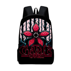 3D Cross-border New Strange Story Season 5 untuk Tas Ransel Poliester Tahan Aus Pelajar Lapis Ganda - Product Image 6