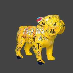 Usine pas cher prix Décoratif Résine Statue <span class=keywords><strong>Bouledogue</strong></span> Français - Product Image 2