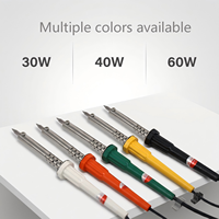 Kit de fer à souder en gros 30W 40W 60W, ensemble de soudage électrique manuel avec fil à souder et colophane pour réparation de circuits électroniques