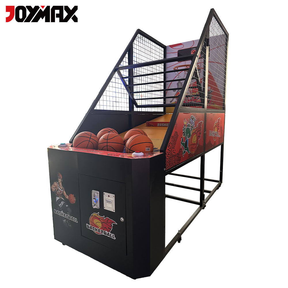 Folding Basketball Machine Coin Operated Street Game Machine Arcade Games Room Glowing Indoor Home Entertainment Equipment