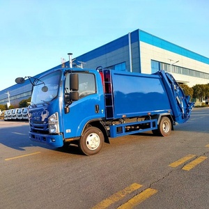 Camion à ordures Isuzu 4X2 de haute qualité, chargeur arrière de 4-6 m³, pour les services de gestion des déchets municipaux - Product Image 3