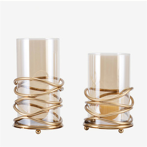 Custom Homeware Metal Craft Glass <strong>Vase</strong> Table Wedding Art High Quality Minimalist <strong>Flower</strong> <strong>Vase</strong> for Home Decor - Product Image 2