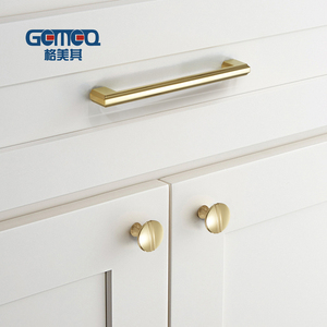 Simple Design Rose Gold Color Cabinet Knobs Black Hardware Pull Handles